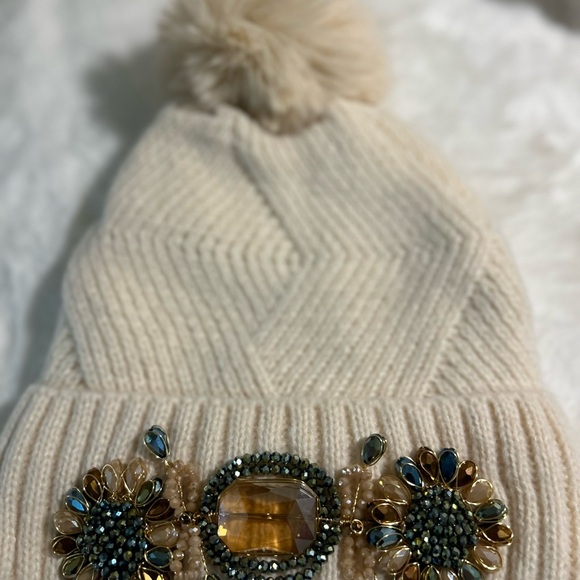 Woman winter knit beanie - Picture 4 of 5